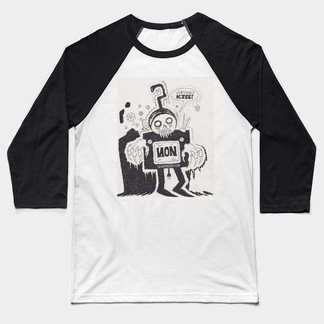 NON LOGO34 Baseball T-Shirt by N0NProduction